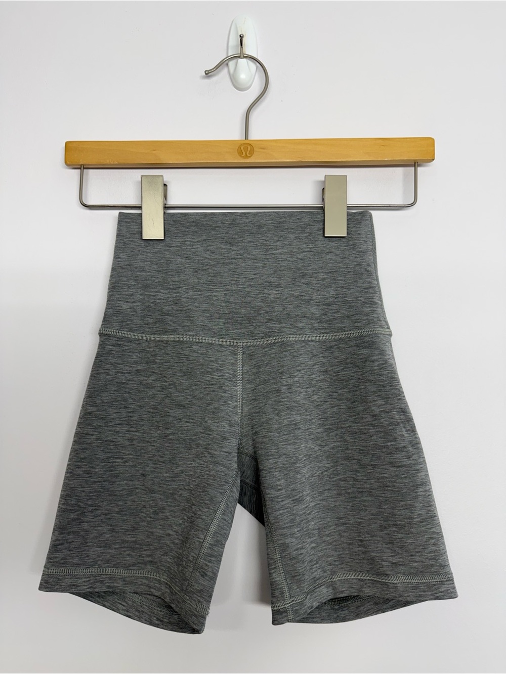 Lululemon Align High-Rise Short 6" Heathered Core Medium Grey Sz 2